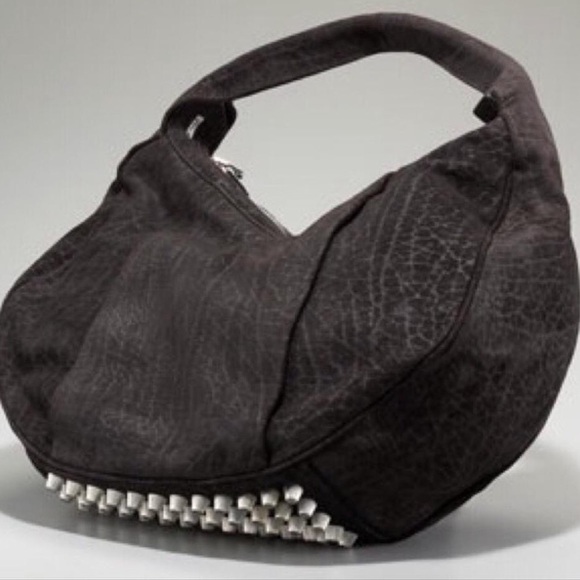 Alexander Wang Handbags - Alexander Wang Leather Suede Studded Morgan Hobo